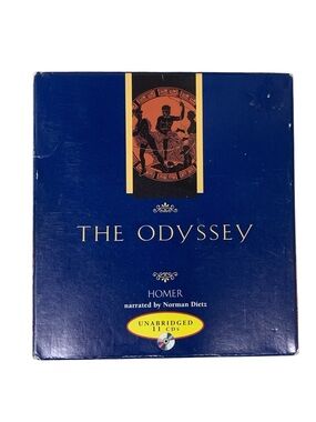 The Odyssey Homer Unabridged Audiobook 11 CD Set Norman Dietz Narrated 12.5 Hour